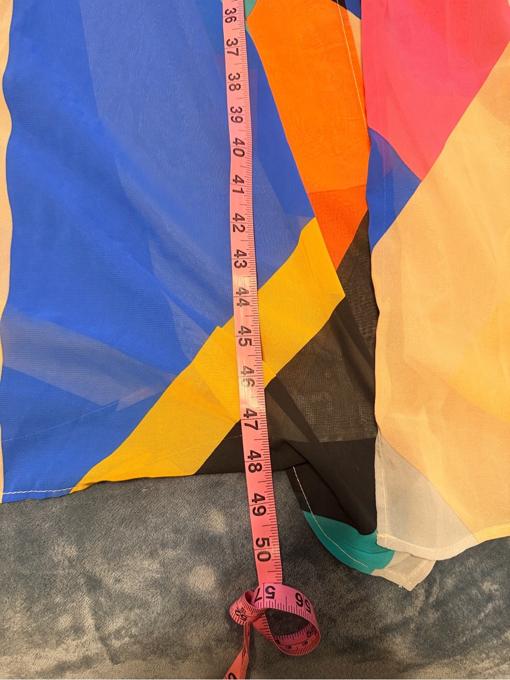 torrid Multicolor Geometric Sheer Swim Coverup - Picture 5 of 7